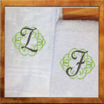 Scroll Monogram Alphabet Set 1