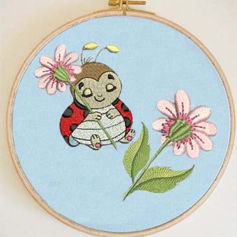 EDS208 Display Cute Ladybugs - Image 1