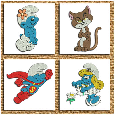 EDS280 display Pic Smurfs family - Image 1