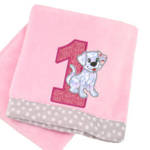 Applique Doggy Birthday 1