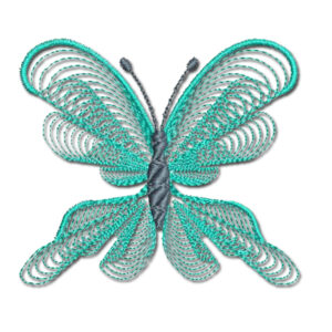 Ripple Stitch Butterfly