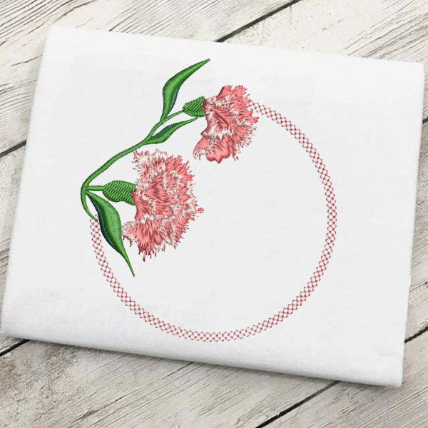 EDS520 Display Carnation Flower Frame - Image 1