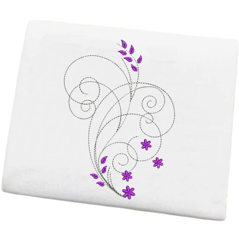 EDS624 Display Flower Scroll - Image 1